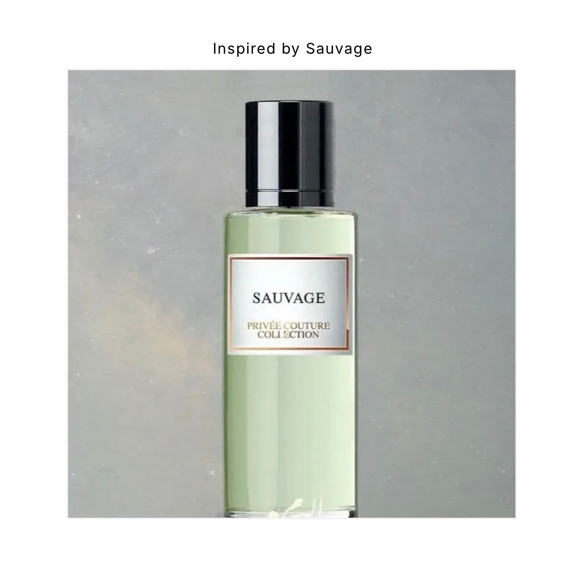 Privee Couture Collection Sauvage
