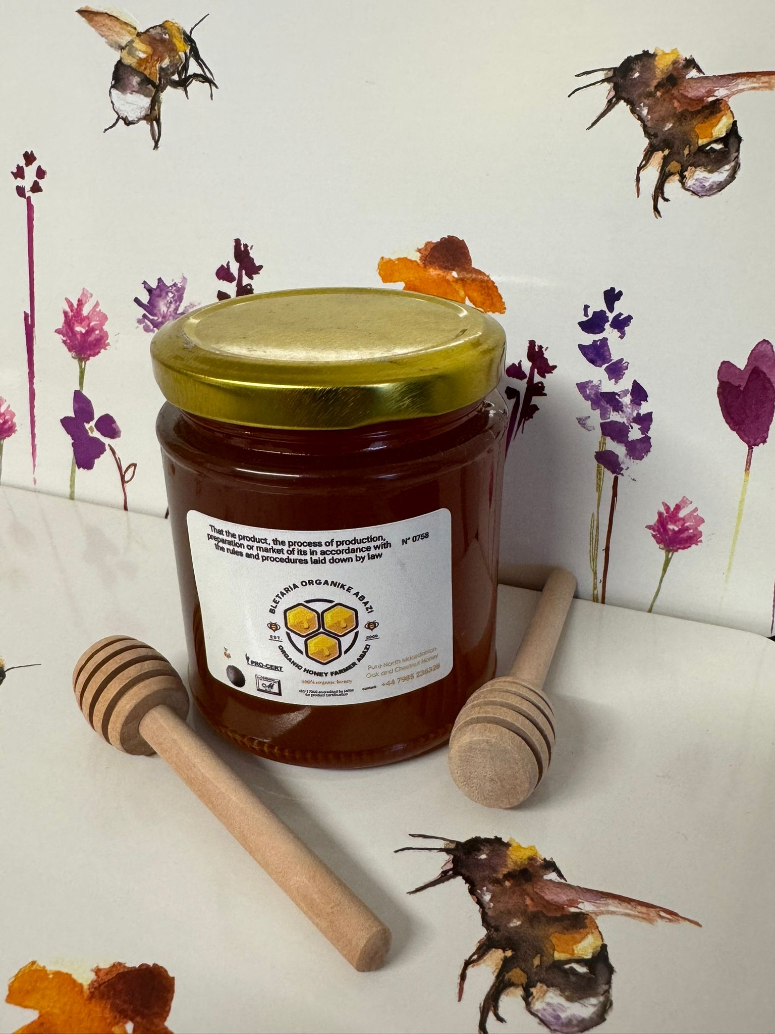 Pure North Macedonian Flower Honey