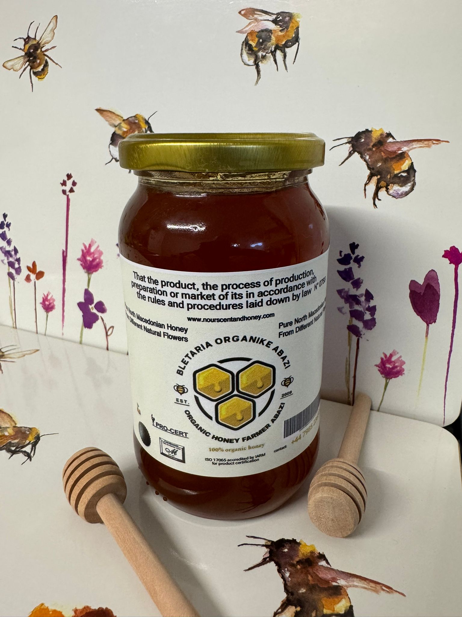 Pure North Macedonian Flower Honey