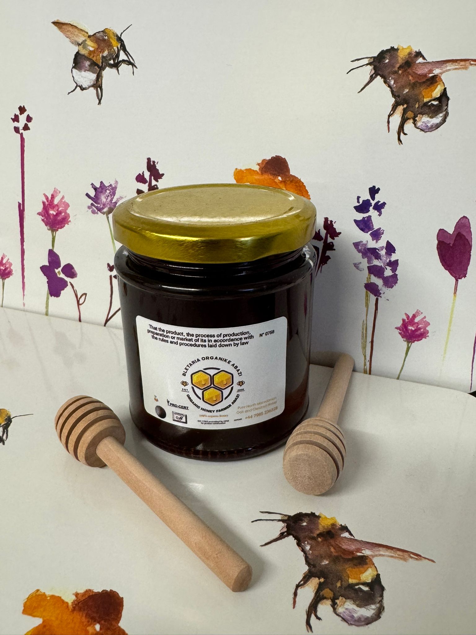Pure North Macedonian Oak and Chestnut Honey